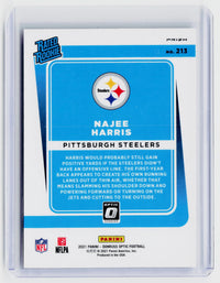 2021 Panini Donruss Optic Rated Rookie #213 Najee Harris Pittsburgh Steelers - back