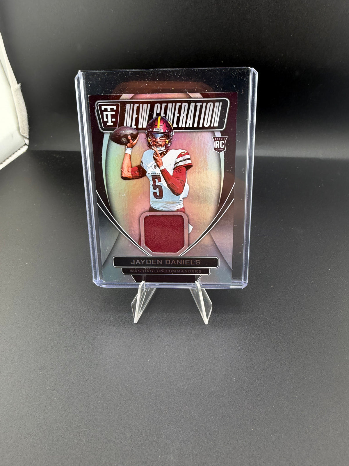 2024 Panini Totally Certified New Generation Jerseys Jayden Daniels Rookie Jersey Card NGJ-JDS - front