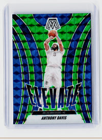 2024-25 Panini Mosaic Elevate Green Mosaic Anthony Davis #17 Dallas Mavericks - front