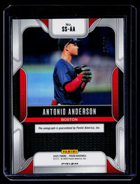 2025 Panini Prizm Sensational Signatures Antonio Anderson Auto #SS-AA /49 - back