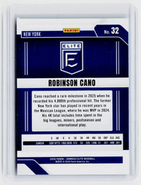 2026 Panini Donruss Elite Baseball Robinson Cano #32 - back