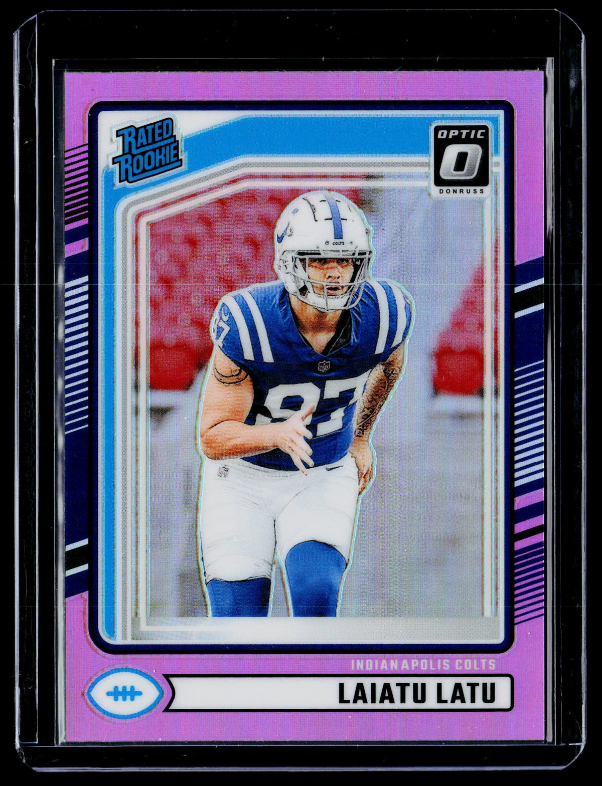 2024 Panini Donruss Optic Rated Rookie Pink Laiatu Latu #311 - front