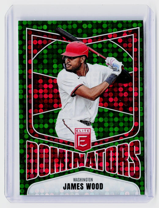 2026 Panini Donruss Elite Dominators James Wood #4 Washington Nationals - front