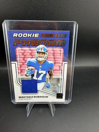 2022 Panini Donruss Football Rookie Phenom Jerseys Wan'Dale Robinson Rookie #RPJ-19 - front