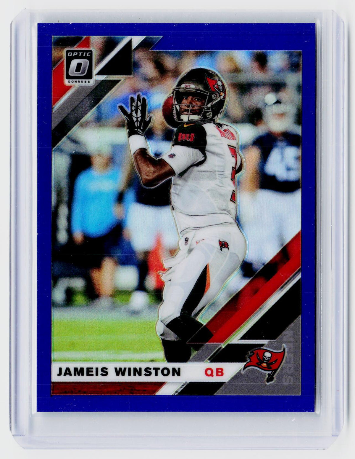 2019 Panini Donruss Optic Jameis Winston Purple Prizm #91 01/50 - front