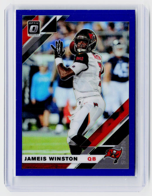 2019 Panini Donruss Optic Jameis Winston Purple Prizm #91 01/50 - front