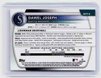 2025 Bowman Chrome Prospects Dawel Joseph Sparkle Refractor #BCP-8 /299 Seattle Mariners - back