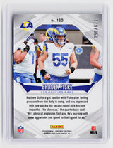 2024 Panini Phoenix Braden Fiske Rookie Red Parallel #160 /350 - back