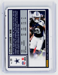 2025 Panini CeeDee Lamb #29 Press Proofs Blue /99 - back