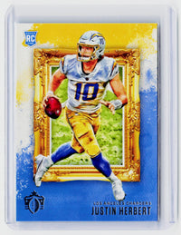 2020 Panini Chronicles Gridiron Kings GK-3 Justin Herbert Rookie Card - front