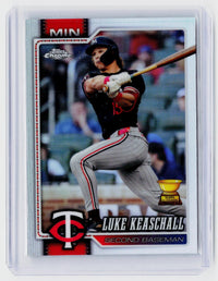 2026 Topps Chrome Refractor #220 Luke Keaschall Minnesota Twins - front