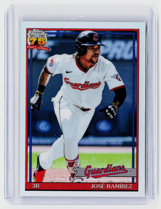 2026 Topps Chrome Baseball José Ramírez Cleveland Guardians #91CB-9 - front