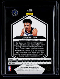2023-24 Panini Mosaic Reactive Green Jaylen Clark RC #208 - back