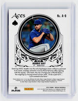 2022 Panini Mosaic Baseball Aces #A-8 Robbie Ray Seattle Mariners - back