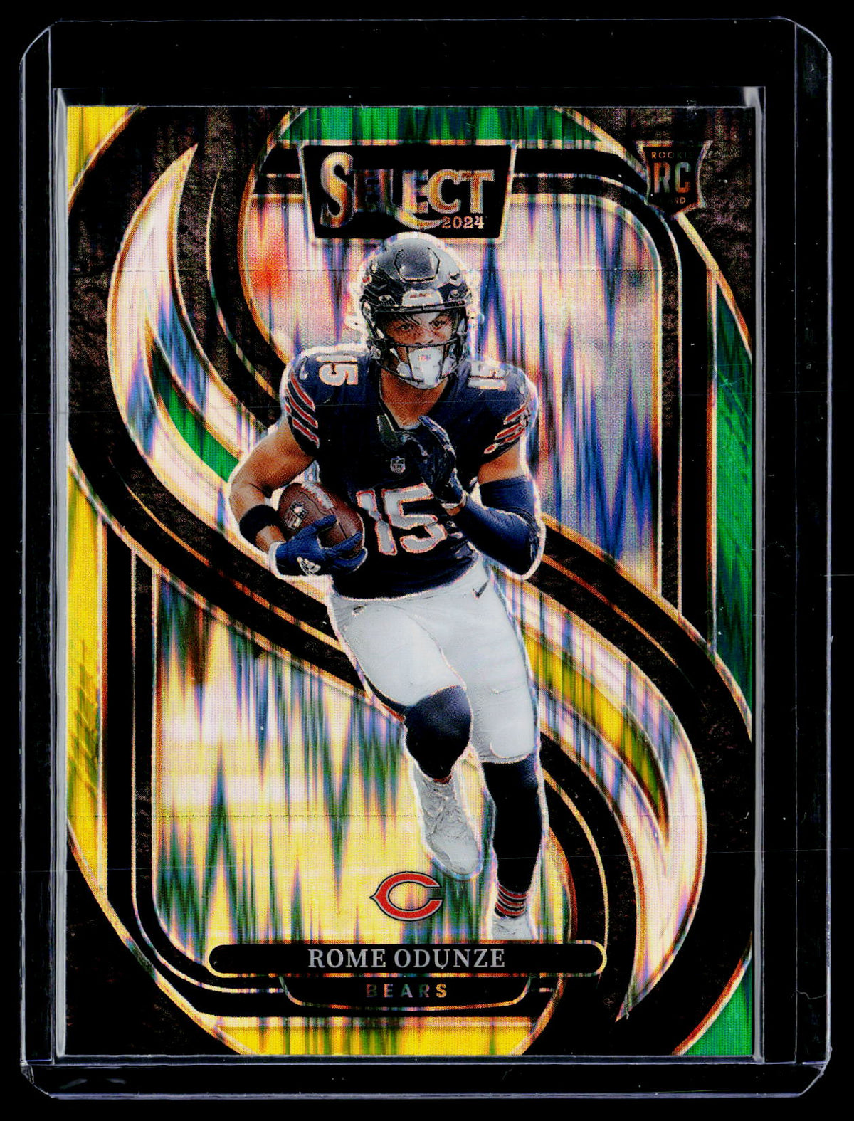2024 Panini Select Football Rome Odunze Premier Level Rookie #136 Chicago Bears - front