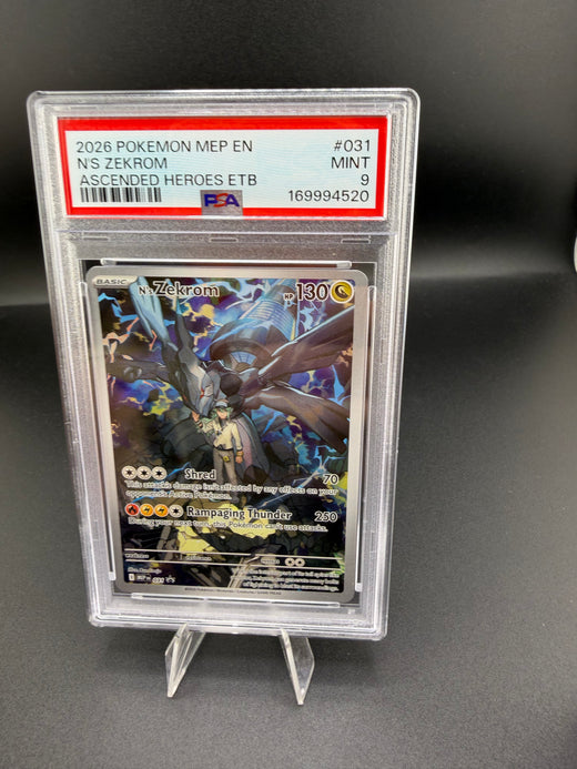 2026 Pokémon Ascended Heroes Zekrom #031 PSA 9 - front