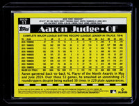 2025 Topps Chrome 1990 Topps Baseball Aaron Judge #90CB-11 Yankees - back