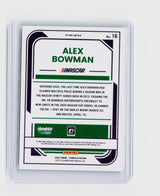 2026 Panini Donruss Racing Prizm Alex Bowman #16 - back