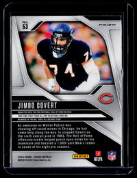 2024 Panini Prizm Football Jimbo Covert #53 Chicago Bears - back