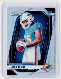 2024 Panini Prizm Football Jaylen Wright Rookie Card #18 Miami Dolphins - front