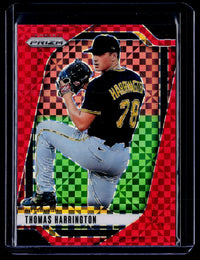 2025 Panini Prizm Baseball Thomas Harrington #148 Red Power Prizm /99 - front
