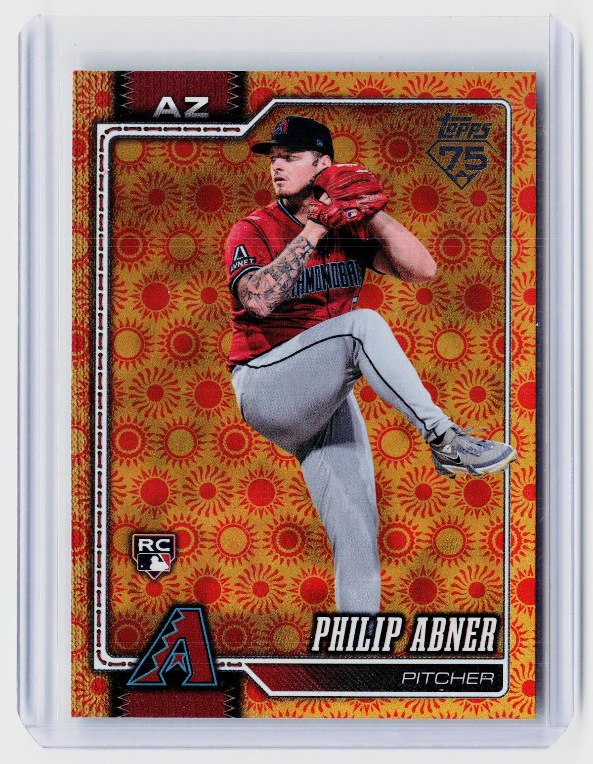2026 Topps Series 2 75th Anniversary Philip Abner RC #510 Arizona Diamondbacks - front