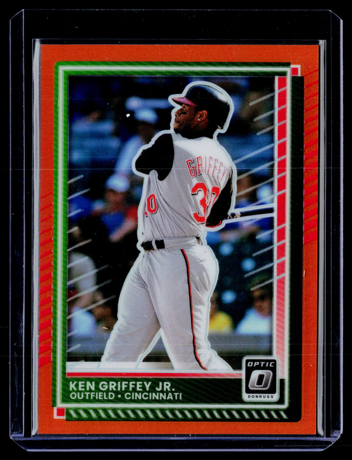 2025 Panini Donruss Optic Ken Griffey Jr. Orange Holo #24 /199 - front