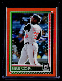 2025 Panini Donruss Optic Ken Griffey Jr. Orange Holo #24 /199 - front