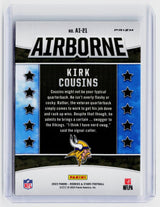 2023 Panini Rookies & Stars Airborne Kirk Cousins #AI-21 Minnesota Vikings - back
