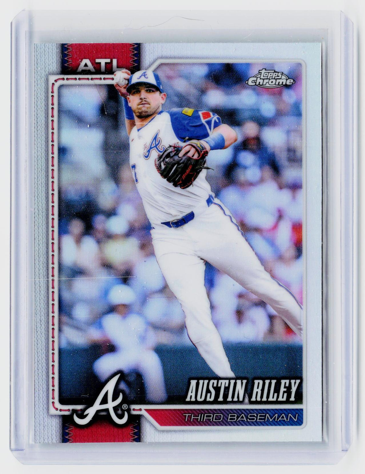 2026 Topps Chrome Refractor Austin Riley #171 Atlanta Braves - front