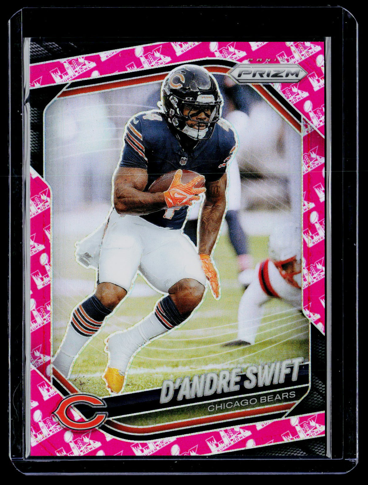 2025 Panini Prizm Football D’Andre Swift Super Bowl LX Prizm #236 /60 - front
