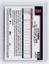 2025 Topps Chrome Zach Penrod Rookie Autograph RC RA-ZAP Boston Red Sox - back