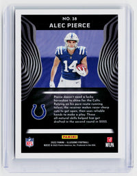 2022 Panini Illusions Pink Alec Pierce Rookie #38 /399 Indianapolis Colts - back