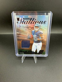 2022 Panini Zenith Rookie Stallions Treylon Burks RS-TB Memorabilia Rookie Card - front