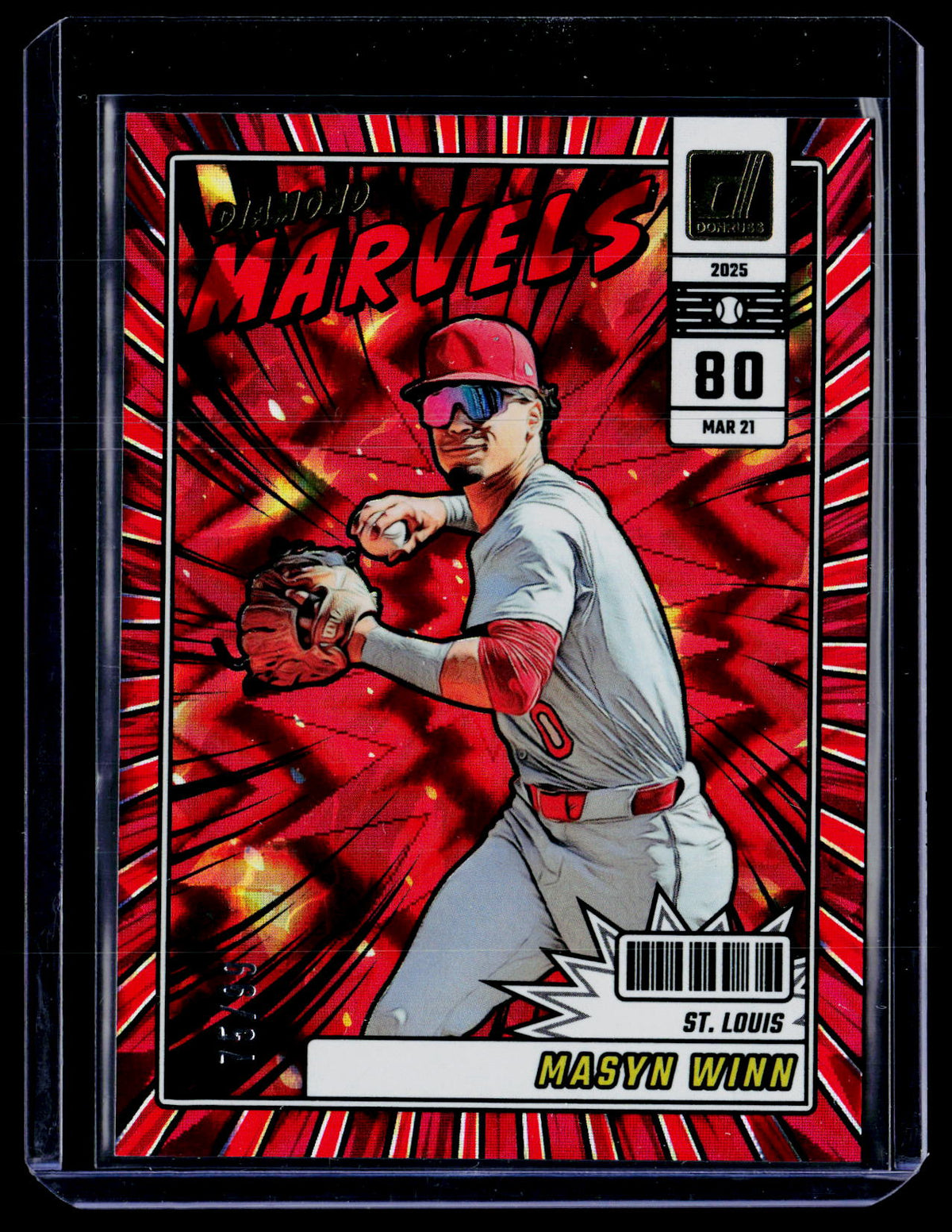 2025 Panini Donruss Diamond Marvels Masyn Winn #3 /99 - front