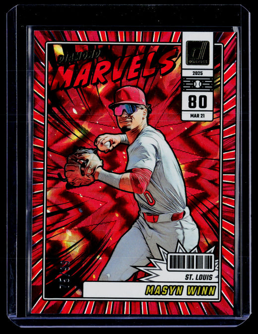 2025 Panini Donruss Diamond Marvels Masyn Winn #3 /99 - front