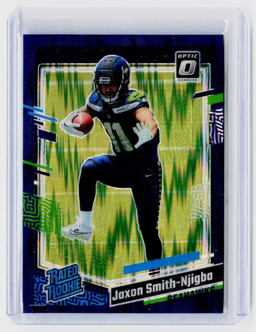 2023 Panini Donruss Optic Rated Rookie Jaxon Smith-Njigba #293 Seattle Seahawks - front