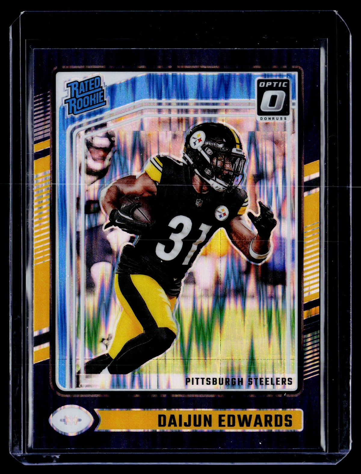 2024 Panini Donruss Optic Rated Rookie Daijun Edwards #223 Pittsburgh Steelers - front