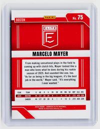 2026 Panini Donruss Elite Baseball Marcelo Mayer #75 Boston Red Sox Rookie - back