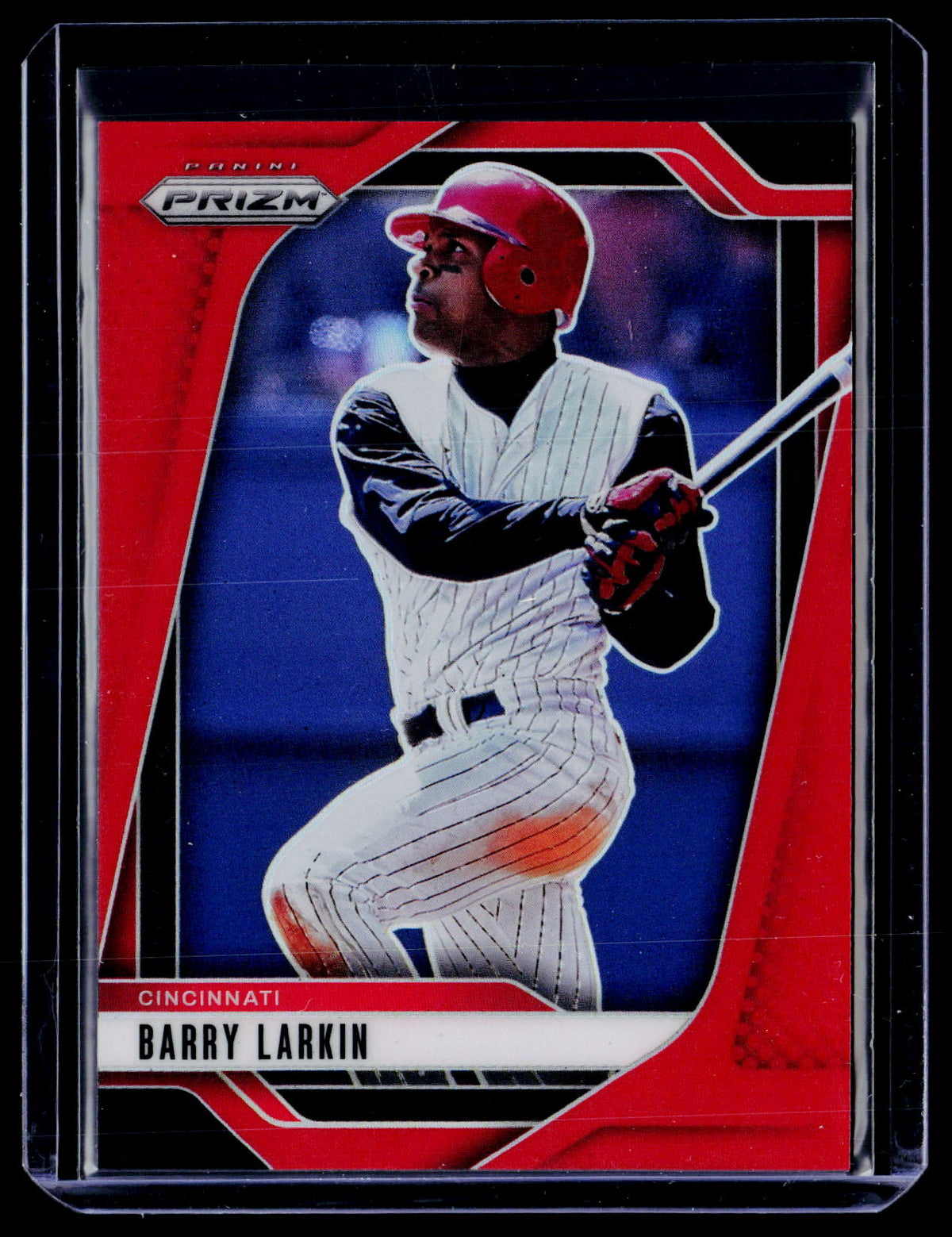 2025 Panini Prizm Baseball Barry Larkin Red Prizm #41 /299 - front