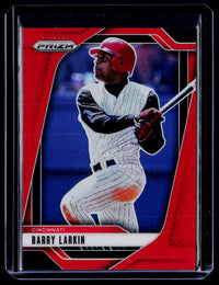 2025 Panini Prizm Baseball Barry Larkin Red Prizm #41 /299 - front