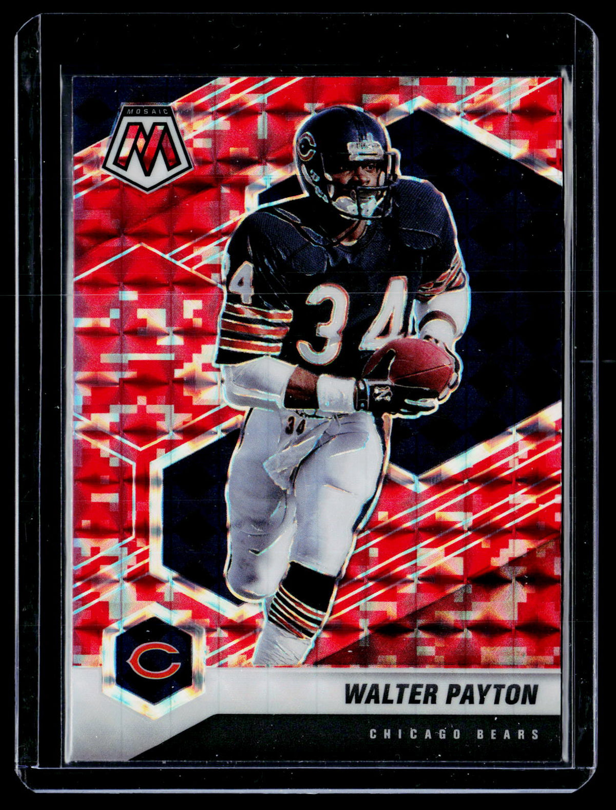 2021 Panini Mosaic Football Walter Payton #42 Chicago Bears - front