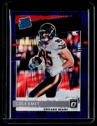 2020 Panini Donruss Optic Rated Rookie Cole Kmet #181 Chicago Bears - front