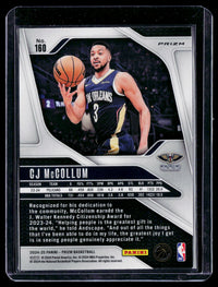 2024-25 Panini Prizm Basketball CJ McCollum #160 New Orleans Pelicans - back