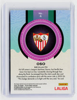 2025-26 Panini Pitch Kings Soccer Rookie Card #4 Oso Joaquín Martínez Gauna Sevilla FC - back