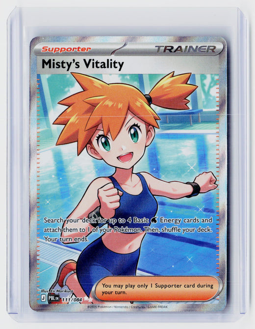 2025 Pokémon Destined Rivals Misty's Vitality 111/084 - front