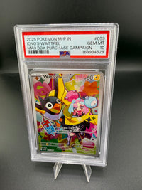 2025 Pokémon M-P Iono's Wattrel #059 PSA 10 - front