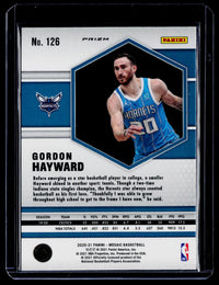 2020-21 Panini Mosaic Basketball Gordon Hayward #126 Charlotte Hornets - back