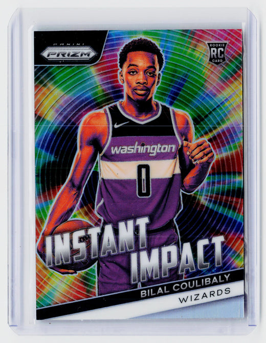 2023-24 Panini Prizm Instant Impact Bilal Coulibaly RC #19 - front