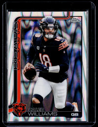 2025 Topps Chrome Caleb Williams #52 Chicago Bears - front